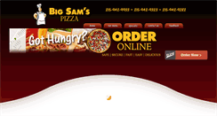 Desktop Screenshot of bigsamspizza.com